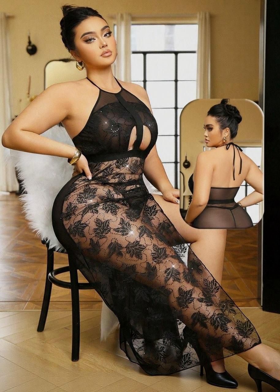 Sheer Mesh Dress