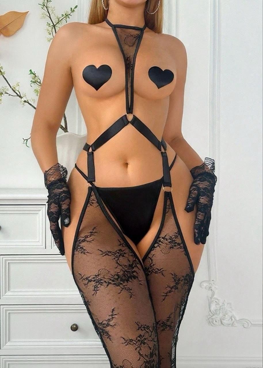 Mesh Lingerie Set