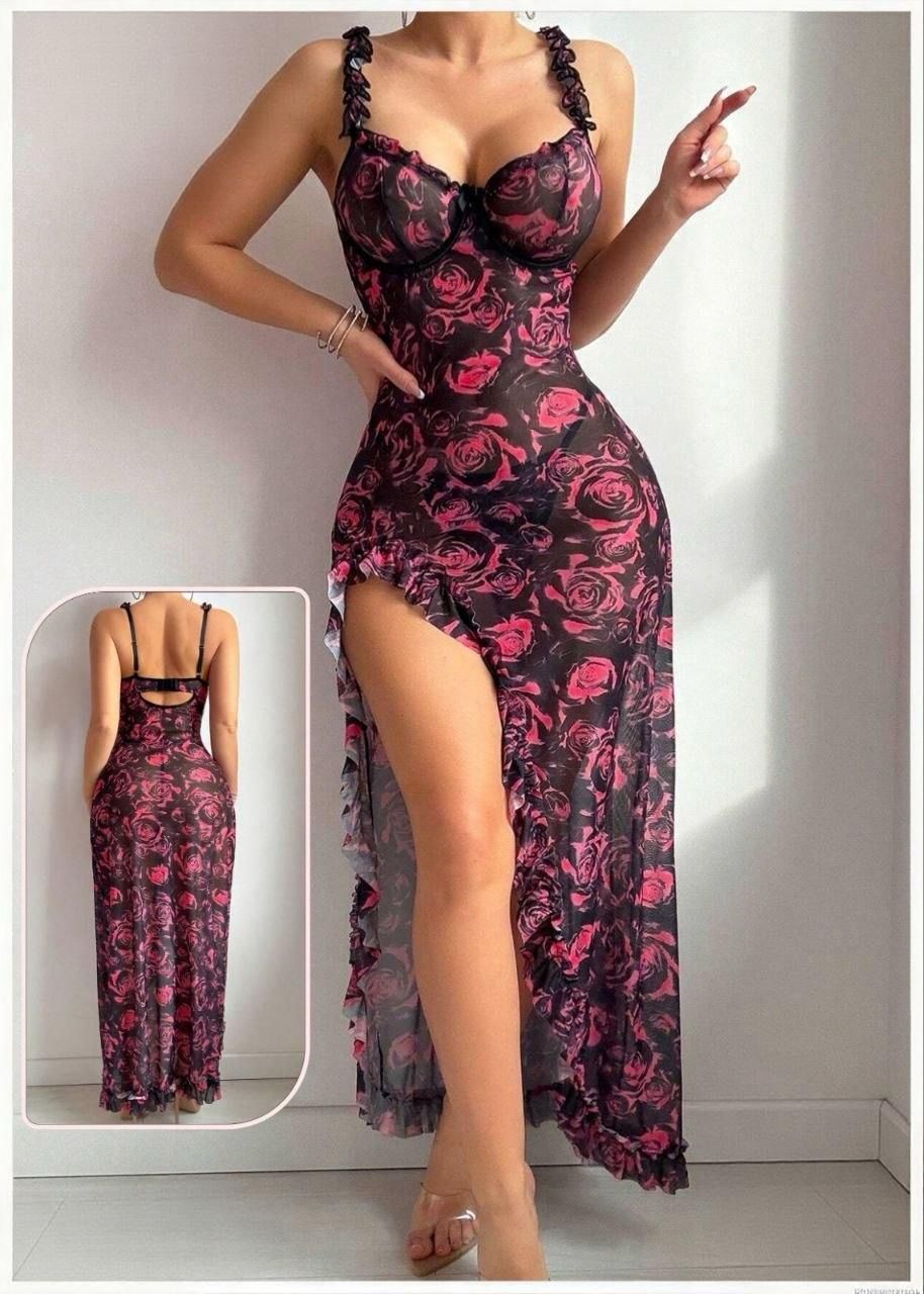 Black Rose Dress
