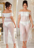Sheer Overlay Lingerie Set