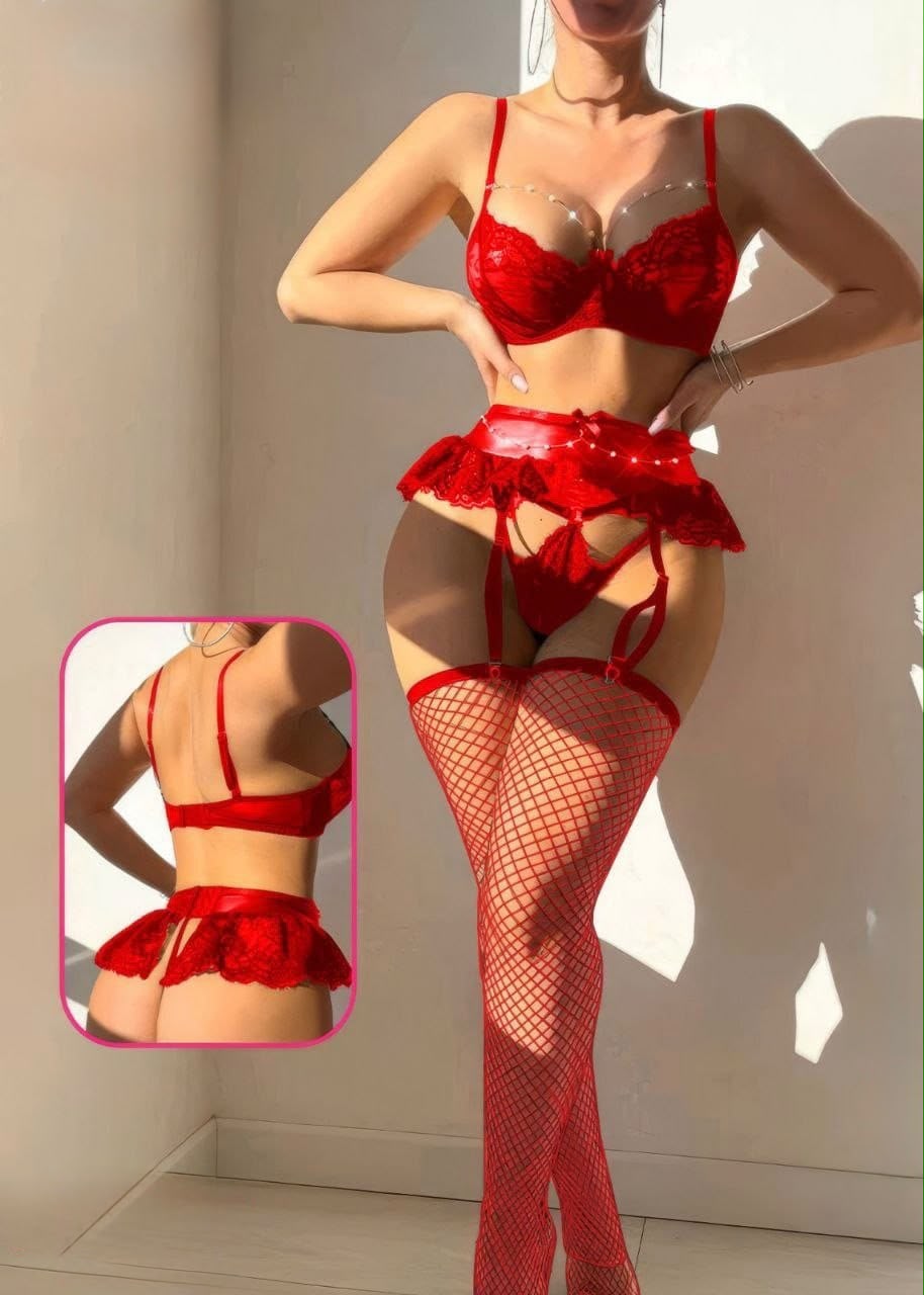 Ruby Lace Lingerie Set
