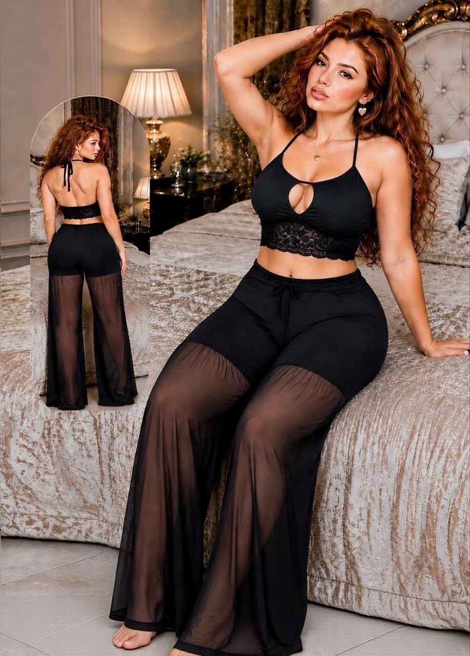 Wide-Leg Lounge Set