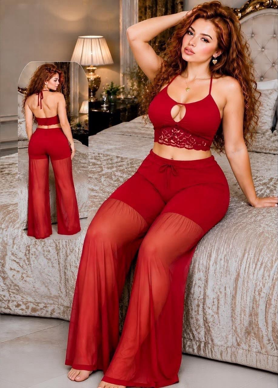 Wide-Leg Lounge Set