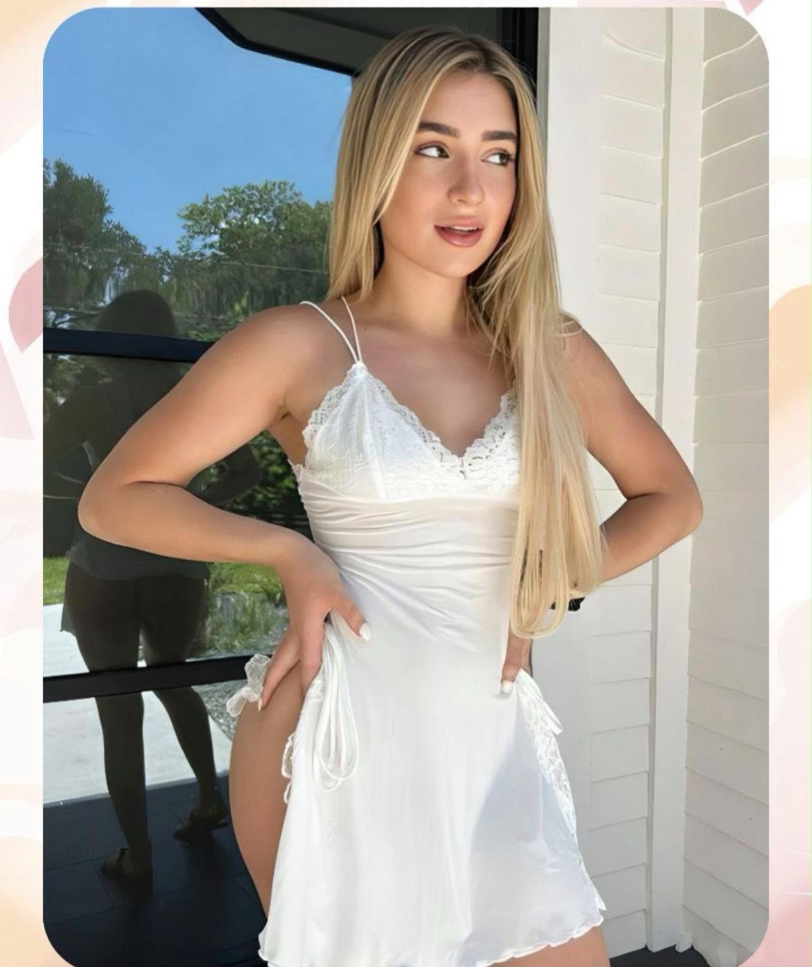 Lace Trim Babydoll